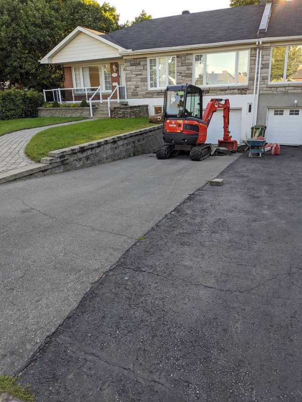 Excavation et préparation